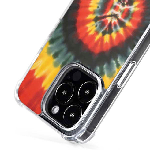 Liquid Blue Tie Dye - Rasta Spiral iPhone 15 Pro Max MagSafe Case
