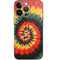 Liquid Blue Tie Dye - Rasta Spiral iPhone 14 Pro Skin