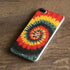 Liquid Blue Tie Dye - Rasta Spiral iPhone 7 Plus Skin