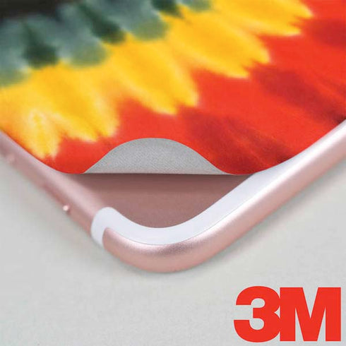 Liquid Blue Tie Dye - Rasta Spiral iPhone 7 Skin