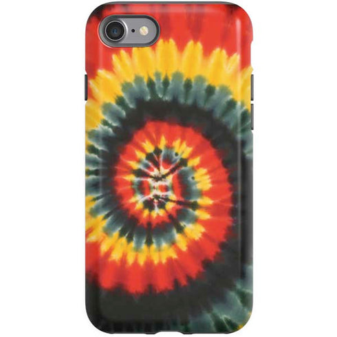 Liquid Blue Tie Dye - Rasta Spiral iPhone SE (2nd & 3rd Gen) Pro Case