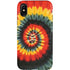 Liquid Blue Tie Dye - Rasta Spiral iPhone X Pro Case