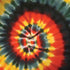 Liquid Blue Tie Dye - Rasta Spiral iPhone X Pro Case
