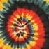 Liquid Blue Tie Dye - Rasta Spiral iPhone XR Pro Case