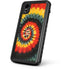 Liquid Blue Tie Dye - Rasta Spiral iPhone XR Waterproof Case