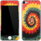 Liquid Blue Tie Dye - Rasta Spiral Apple iPod Skin