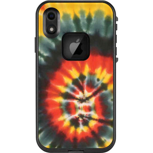 Liquid Blue Tie Dye - Rasta Spiral LifeProof Fre iPhone Skin