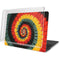 Liquid Blue Tie Dye - Rasta Spiral MacBook Pro 13in (2020) Case plus Skin