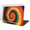 Liquid Blue Tie Dye - Rasta Spiral MacBook Pro 15in (2016-19) Case plus Skin