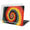 Liquid Blue Tie Dye - Rasta Spiral MacBook Pro 16in (2019-20) Case plus Skin