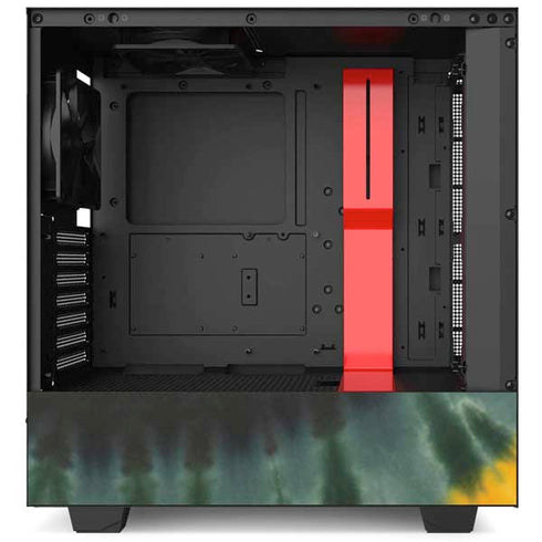 Liquid Blue Tie Dye - Rasta Spiral NZXT H510 Compact ATX Mid-Tower Case Skin