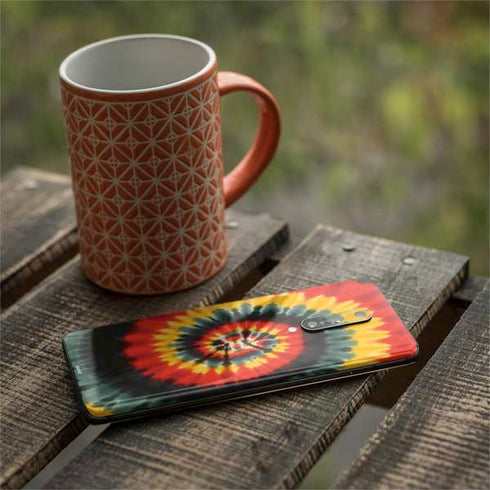 Liquid Blue Tie Dye - Rasta Spiral OnePlus 7 Pro Skin