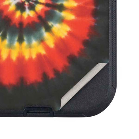 Liquid Blue Tie Dye - Rasta Spiral Otterbox Defender iPhone Skin