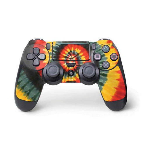 Liquid Blue Tie Dye - Rasta Spiral PS4 Pro/Slim Controller Skin