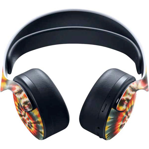 Liquid Blue Tie Dye - Rasta Spiral PULSE 3D Wireless Headset for PS5 Skin