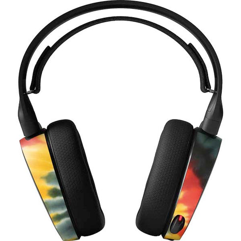 Liquid Blue Tie Dye - Rasta Spiral SteelSeries Arctis 5 Skin