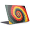 Liquid Blue Tie Dye - Rasta Spiral Surface Laptop 2 Skin