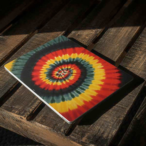 Liquid Blue Tie Dye - Rasta Spiral Surface Laptop 3 13.5in Skin