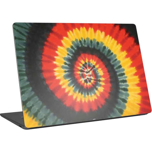 Liquid Blue Tie Dye - Rasta Spiral Surface Laptop 4 15in Skin