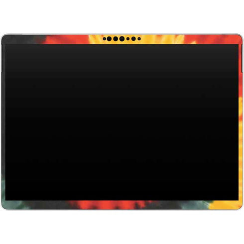Liquid Blue Tie Dye - Rasta Spiral Surface Pro 9 Skin