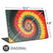 Liquid Blue Tie Dye - Rasta Spiral Universal Laptop 15in (12.2 x 8.8in) Skin