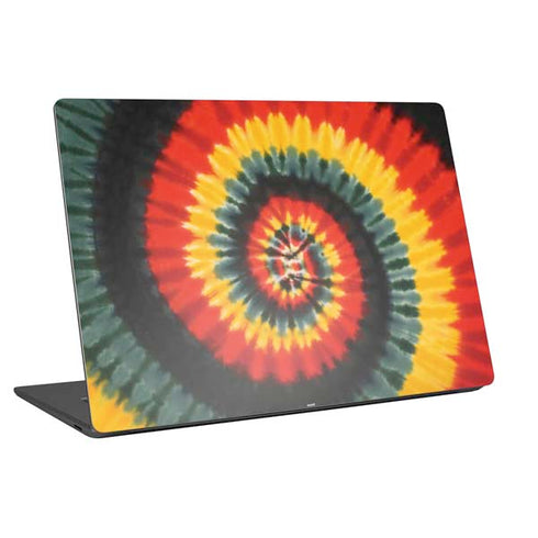 Liquid Blue Tie Dye - Rasta Spiral Universal Laptop 15in (12.2 x 8.8in) Skin