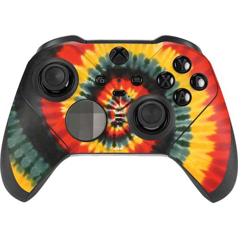 Liquid Blue Tie Dye - Rasta Spiral Xbox Elite Wireless Controller Series 2 Skin