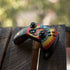 Liquid Blue Tie Dye - Rasta Spiral Xbox One Controller Skin