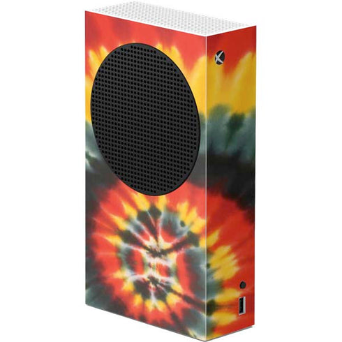 Liquid Blue Tie Dye - Rasta Spiral Xbox Series S Console Skin