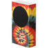 Liquid Blue Tie Dye - Rasta Spiral Xbox Series S Console Skin