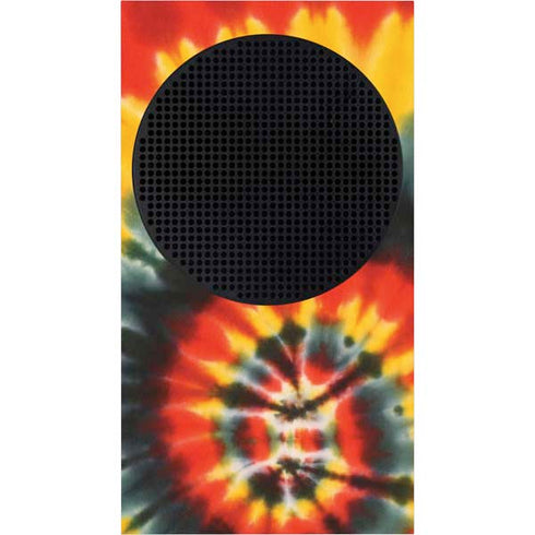 Liquid Blue Tie Dye - Rasta Spiral Xbox Series S Console Skin