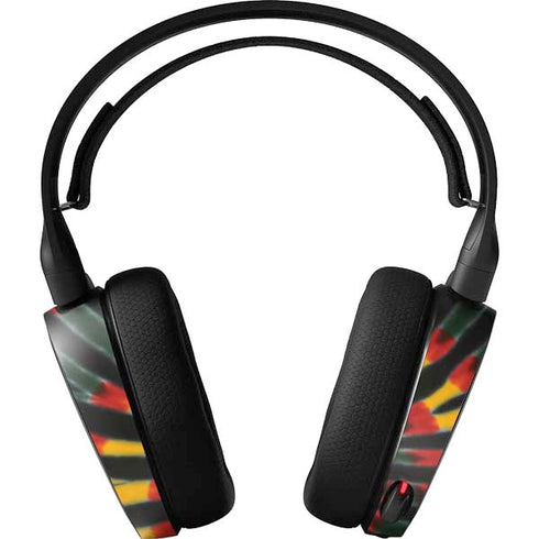 Liquid Blue Tie Dye - Rasta SteelSeries Arctis 3 Skin