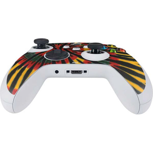 Liquid Blue Tie Dye - Rasta Xbox Series S Controller Skin