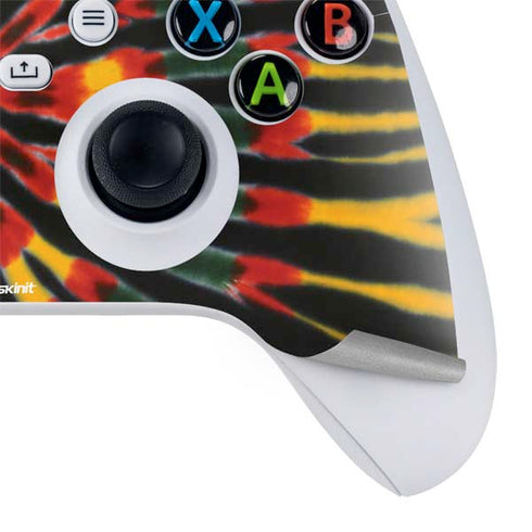 Liquid Blue Tie Dye - Rasta Xbox Series S Controller Skin