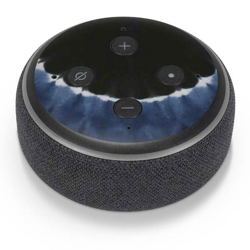 Liquid Blue Tie Dye - Sunflower Amazon Echo Dot Skin