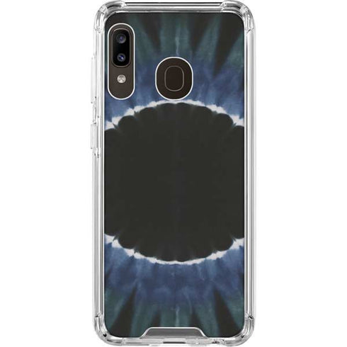 Liquid Blue Tie Dye - Sunflower Galaxy A30 Clear Case