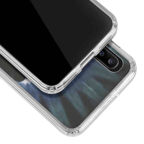 Liquid Blue Tie Dye - Sunflower Galaxy A30 Clear Case