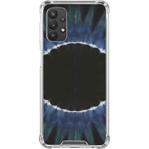 Liquid Blue Tie Dye - Sunflower Galaxy A32 5G Clear Case
