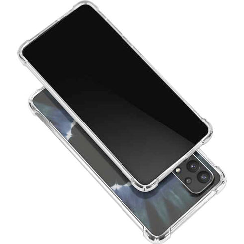 Liquid Blue Tie Dye - Sunflower Galaxy A32 5G Clear Case