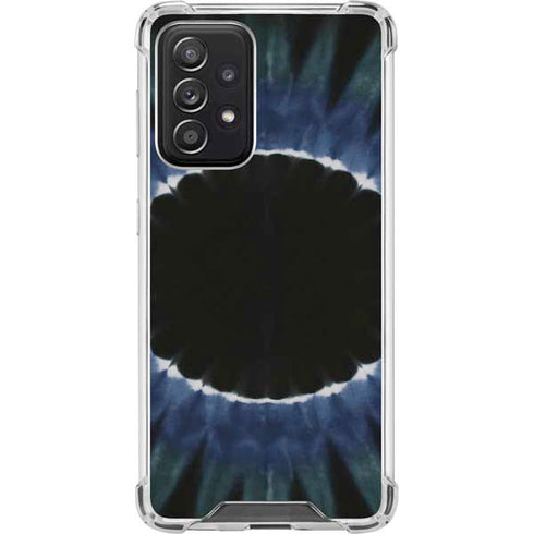 Liquid Blue Tie Dye - Sunflower Galaxy A52 5G Clear Case