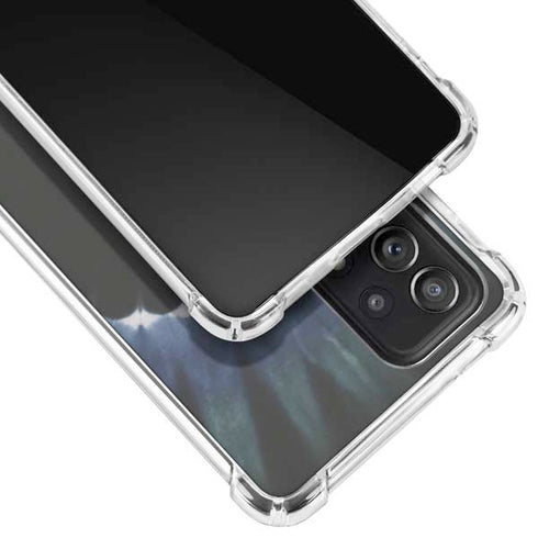 Liquid Blue Tie Dye - Sunflower Galaxy A52 5G Clear Case