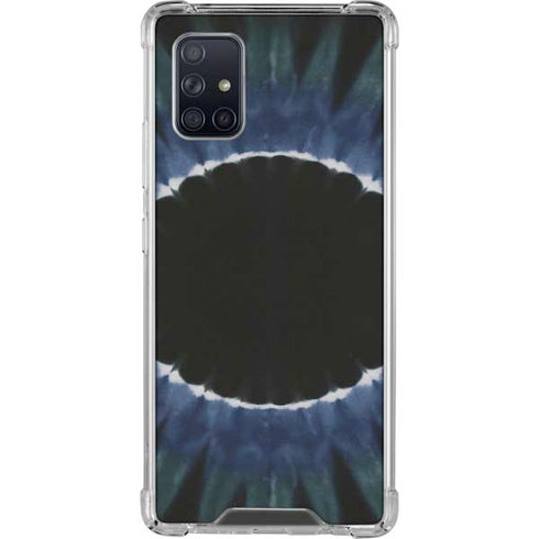 Liquid Blue Tie Dye - Sunflower Galaxy A71 5G Clear Case
