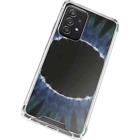Liquid Blue Tie Dye - Sunflower Galaxy A72 5G Clear Case
