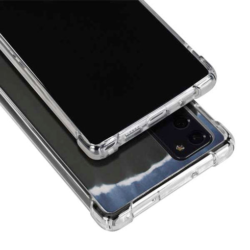 Liquid Blue Tie Dye - Sunflower Galaxy Note20 5G Clear Case