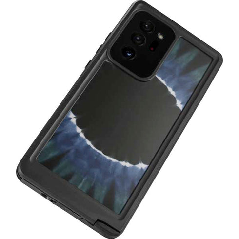 Liquid Blue Tie Dye - Sunflower Galaxy Note20 Ultra 5G Waterproof Case