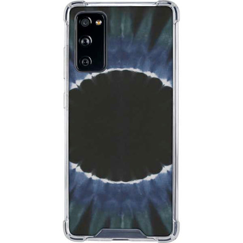 Liquid Blue Tie Dye - Sunflower Galaxy S20 FE Clear Case