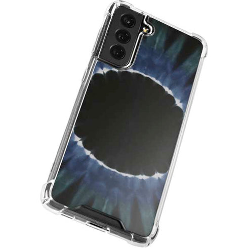 Liquid Blue Tie Dye - Sunflower Galaxy S21 FE Clear Case