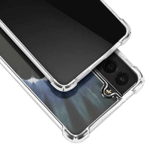 Liquid Blue Tie Dye - Sunflower Galaxy S21 FE Clear Case