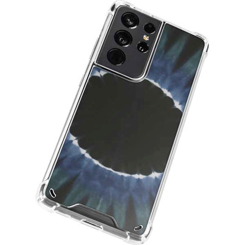 Liquid Blue Tie Dye - Sunflower Galaxy S21 Ultra 5G Clear Case
