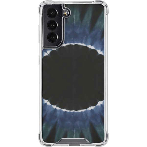 Liquid Blue Tie Dye - Sunflower Galaxy S22 Clear Case